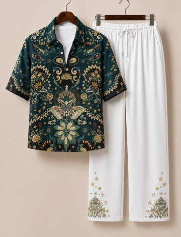 Men's Celestial Print Co-Ord Set