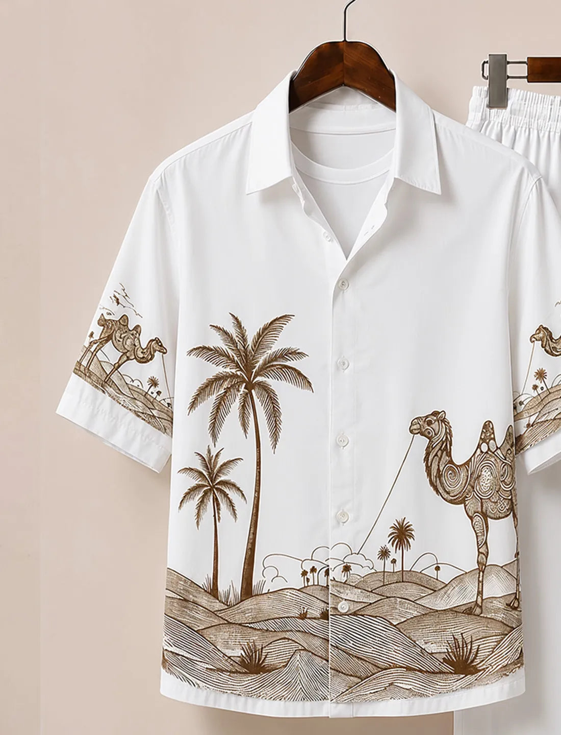 Men's Camel Trail Designer Co-Ord Set
