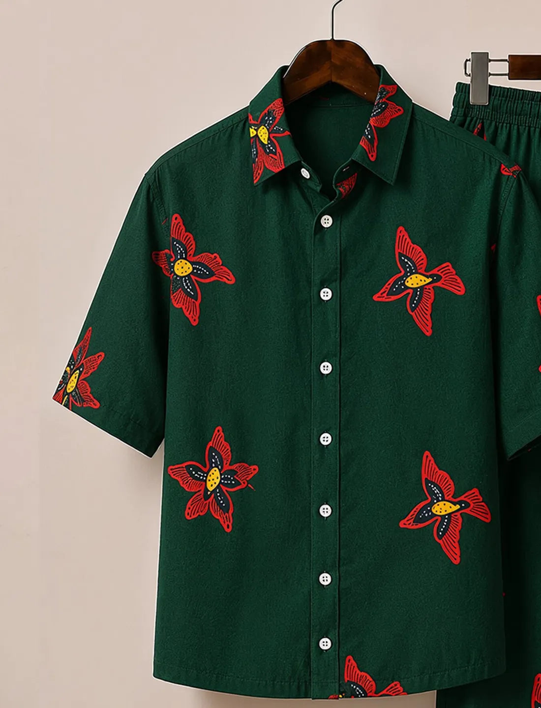 Men’s Floral Ember Co-Ord Set
