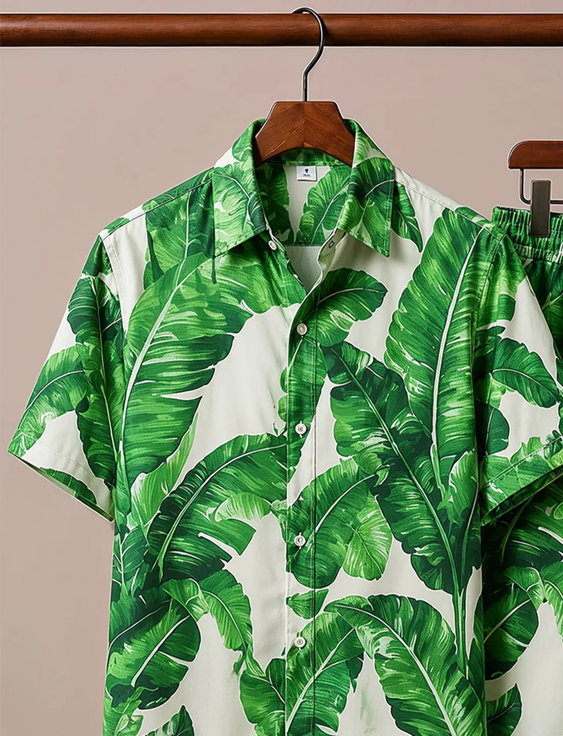 Men's Green Palm Paradise Co-Ord Set