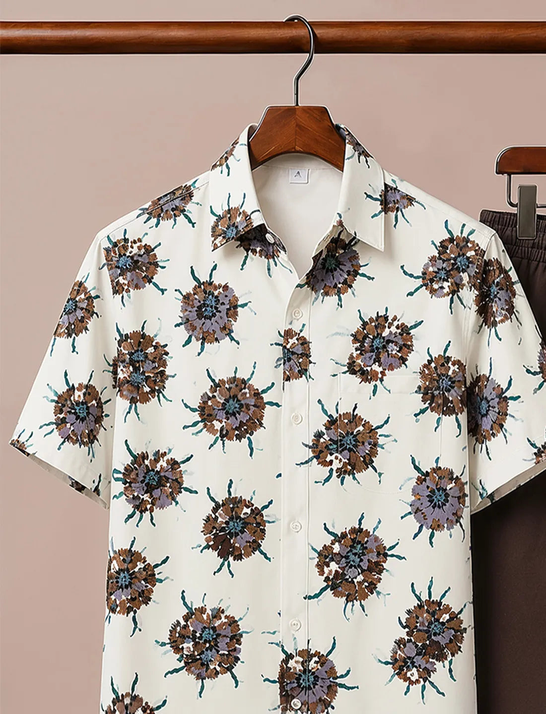Men's Premium Bloom Print Co-Ord Set
