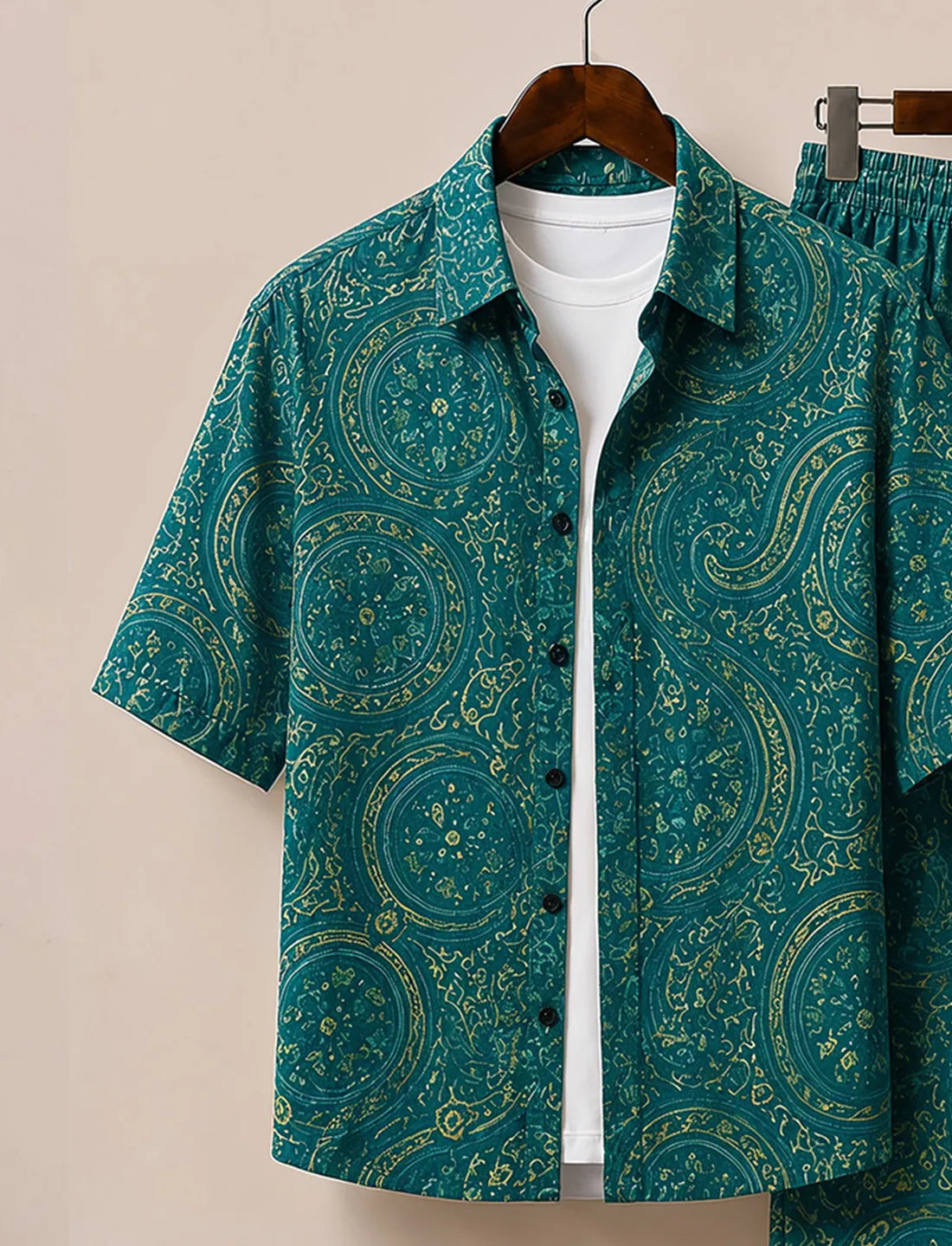 Men's Classic Paisley Designer Co-Ord Set