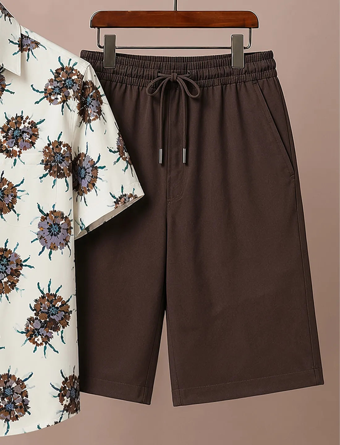 Men's Premium Bloom Print Co-Ord Set