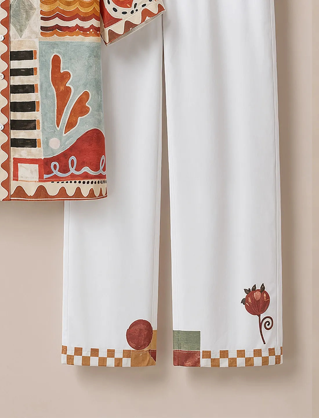 Men's Modern Art Print Co-Ord Set