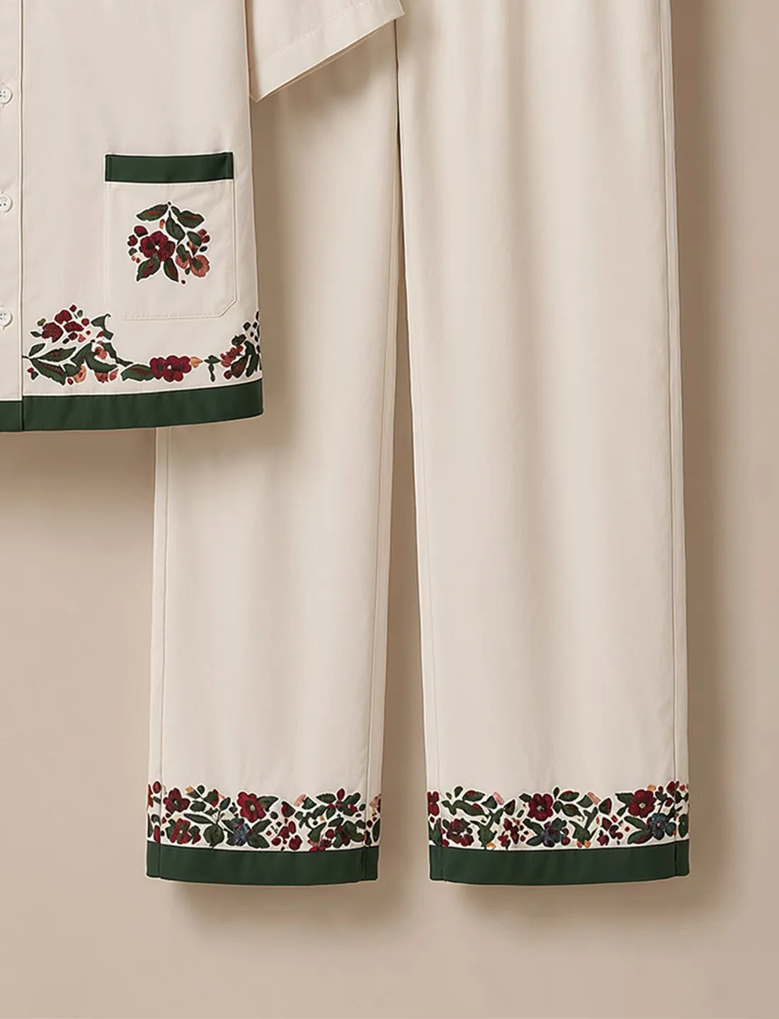 Men's Classic Floral Accent Co-Ord Set