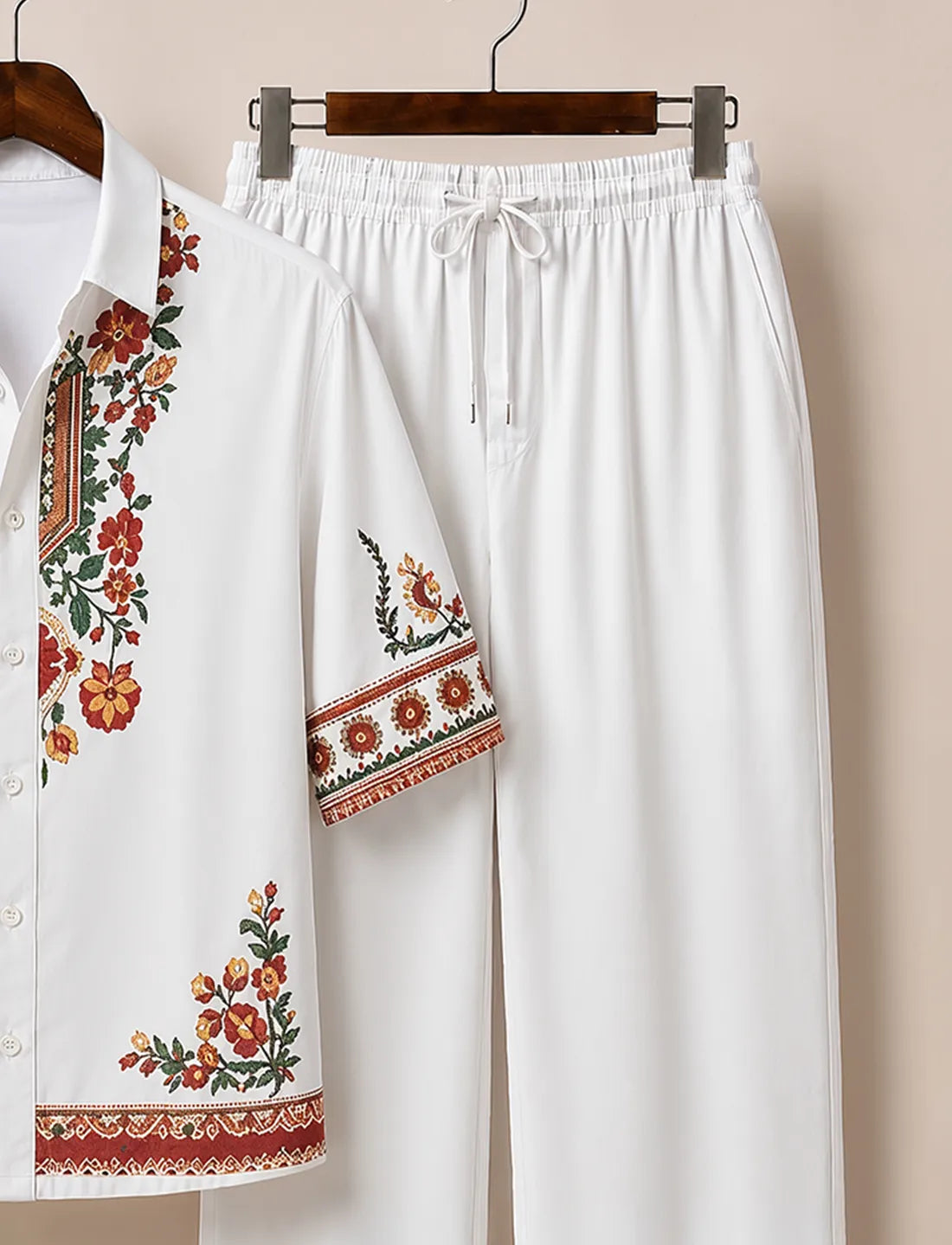 Men's Folk Art Floral Co-Ord Set