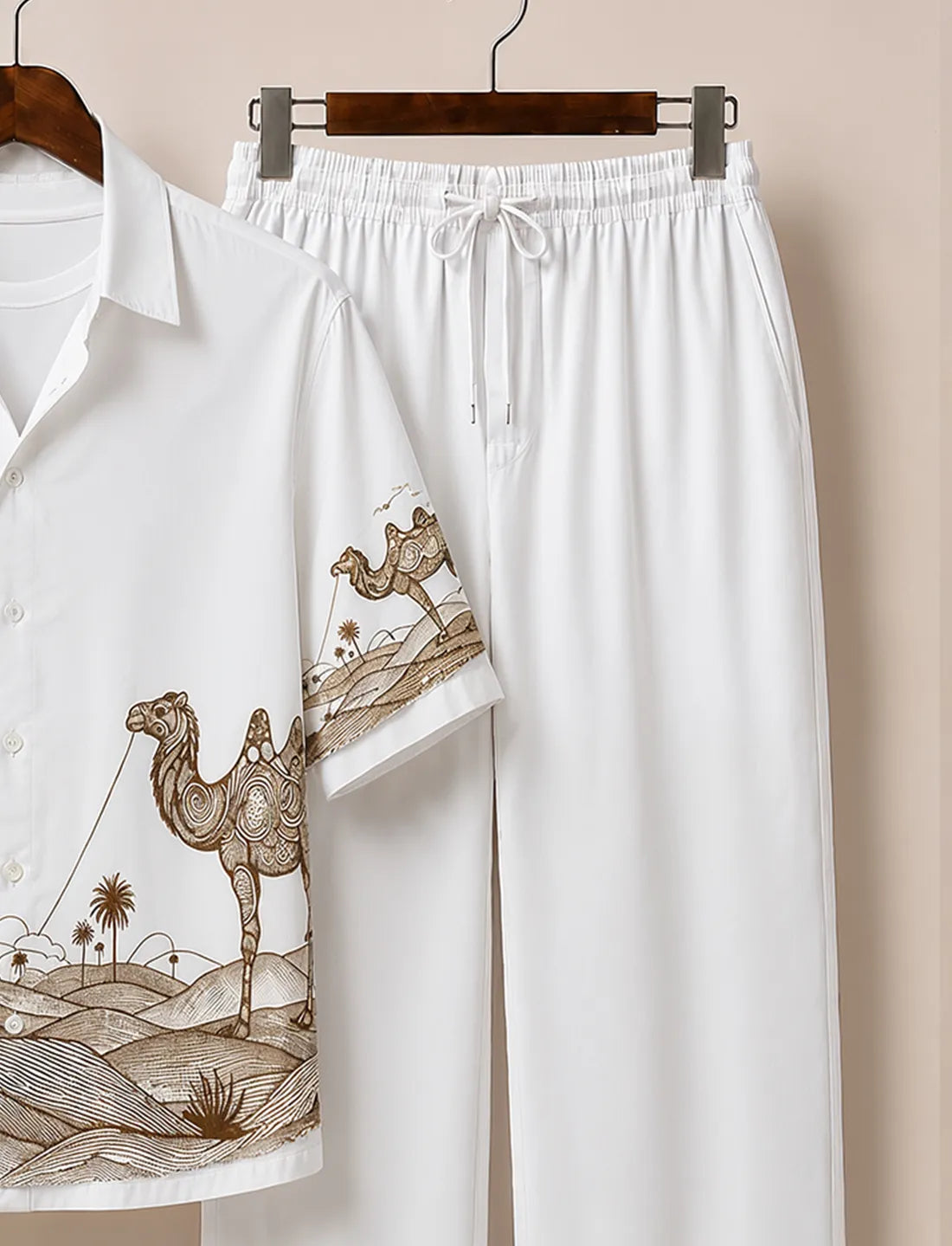 Men's Camel Trail Designer Co-Ord Set
