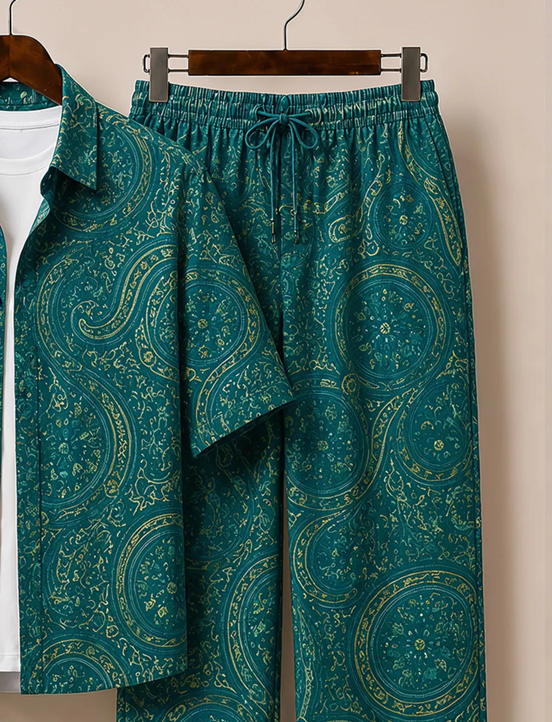 Men's Classic Paisley Designer Co-Ord Set